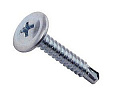Саморез ММ с пресс-шайбой и сверлом 4,2х25 оцинкованный 